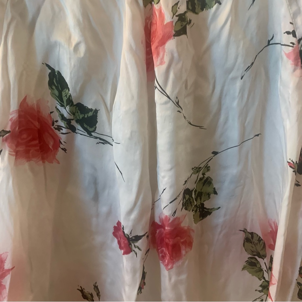 Jiexiu 100% Silk Floral Tunic Dress - Picture 10 of 12